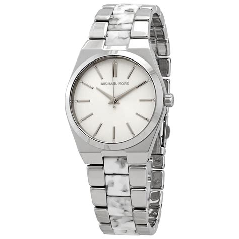 Michael Kors Channing Quartz White Dial Ladies 